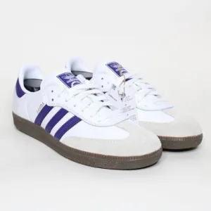 Adidas Samba ADV Low Mens Size 10.5 Shoes Sneakers White Purple Gum IE6613