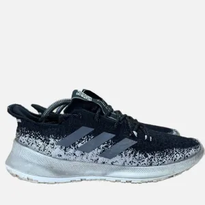 Adidas SenseBoost Mens Size 10 Running Shoes Sneakers Black White F36923