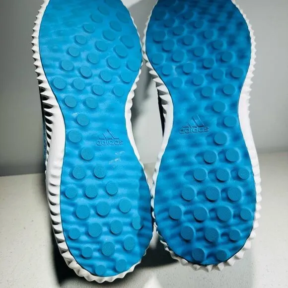 Adidas Shoes Mens 13Alphabounce EM Mesh Blue Knit Running Sneaker