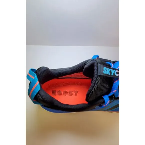 Adidas Size 12.5 Terrex Skychaser 2 GTX Blue Black Boots Hiking Caj5