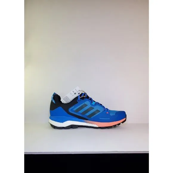 Adidas Size 12.5 Terrex Skychaser 2 GTX Blue Black Boots Hiking Caj5