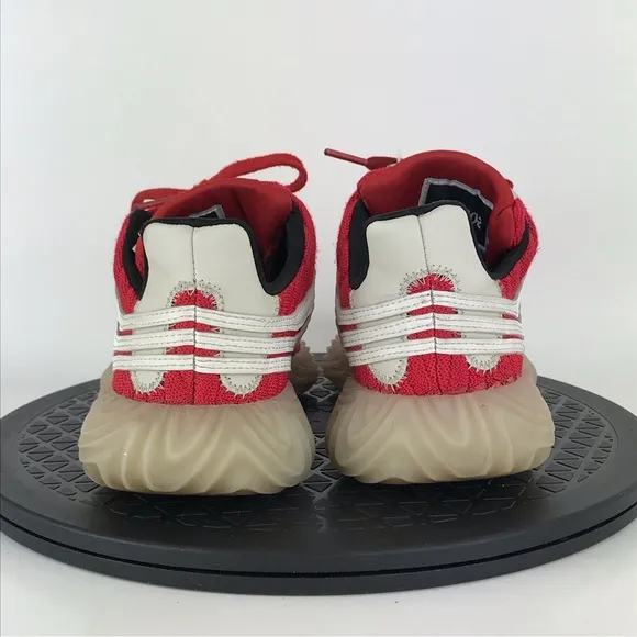 Adidas Sobakov Red/White Athletic Running Shoes CG6768 Youth Size 4Y