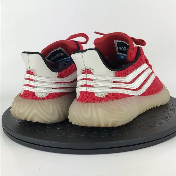 Adidas Sobakov Red/White Athletic Running Shoes CG6768 Youth Size 4Y