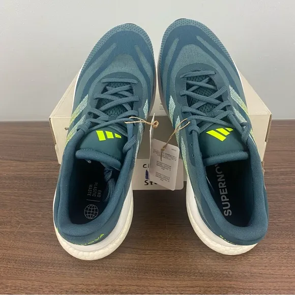 Adidas Supernova 3 Blue Green White Running Shoes Boost IE4356 Men’s Sz 11