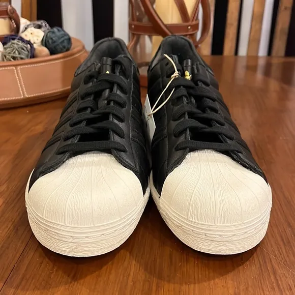 Adidas Superstar 82 shoes sneakers new GW1799 black off white
