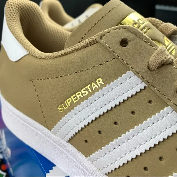 Adidas Superstar Desert Tan Sneakers Women’s Various Sizes