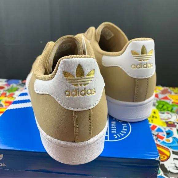 Adidas Superstar Desert Tan Sneakers Women’s Various Sizes