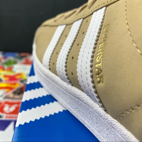 Adidas Superstar Desert Tan Sneakers Women’s Various Sizes