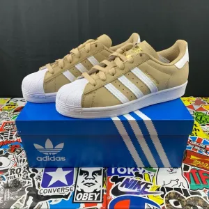 Adidas Superstar Desert Tan Sneakers Women’s Various Sizes