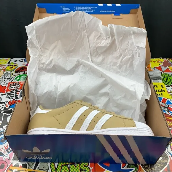 Adidas Superstar Desert Tan Sneakers Women’s Various Sizes