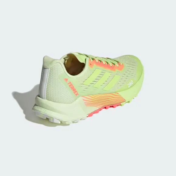 Adidas Terrex Agravic Flow 2 H03191 Women Almost Lime Turbo Running Shoes TF1131