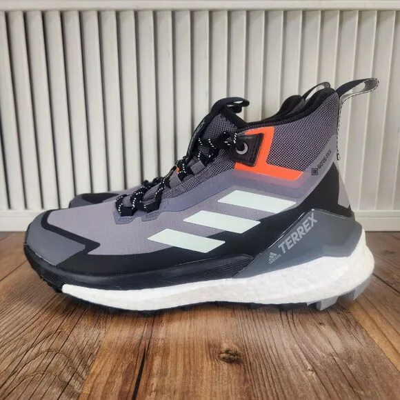 Adidas Terrex Free Hiker 2 GTX GZ3312 Womens Sz 8.5 Gray Waterproof Hiking Shoes