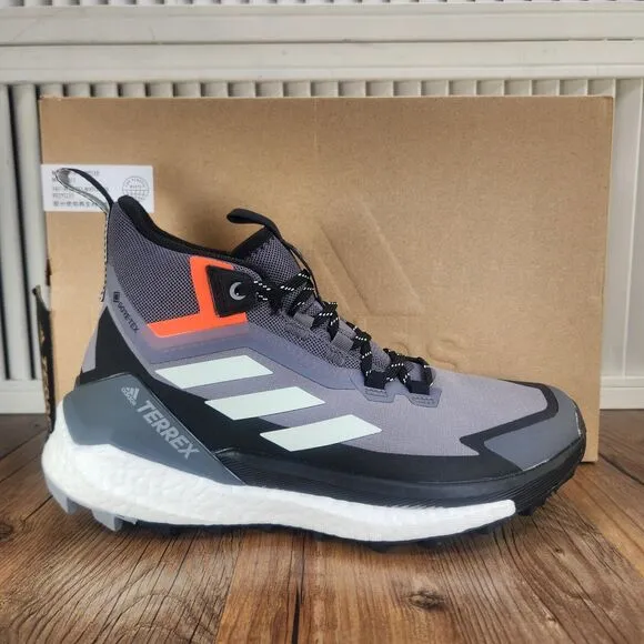 Adidas Terrex Free Hiker 2 GTX GZ3312 Womens Sz 8.5 Gray Waterproof Hiking Shoes