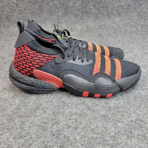 Adidas Trae Young 2 Hawks Mens‎ Shoes 10 Black Orange Scarlet Active Running