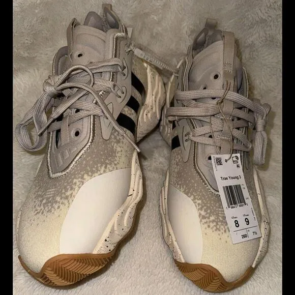 Adidas TRAE YOUNG 3 Unisex Sports Shoes Basketball sz 8