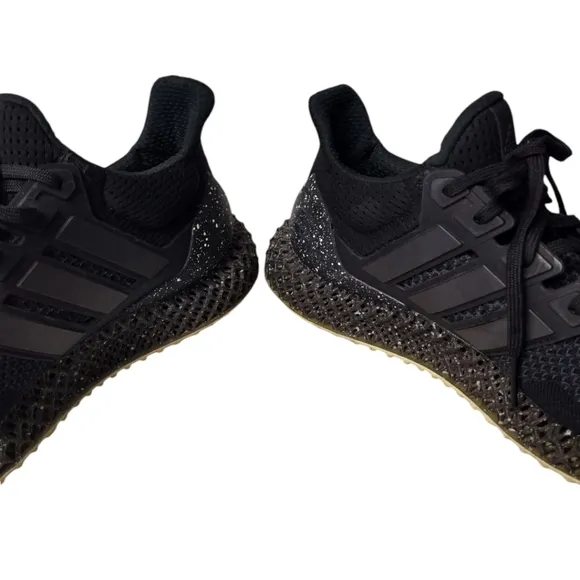Adidas Ulta 4D X Rich Mnisi Running Shoes In Core Black / Core Black / Carbon