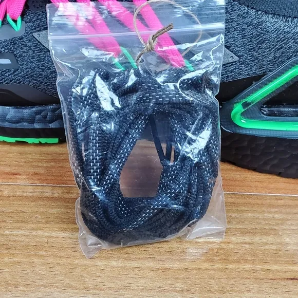ADIDAS Ultra Boost 20 LAB Running Black Green Pink Shoes Men's Size 9 GZ7362