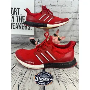 Adidas Ultra Boost Ultraboost DNA Canada Montreal Mens 12.5 Red Running Shoes