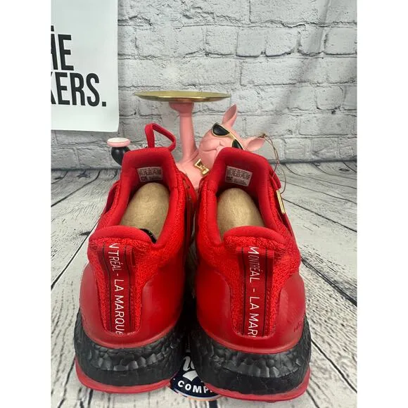 Adidas Ultra Boost Ultraboost DNA Canada Montreal Mens 12.5 Red Running Shoes