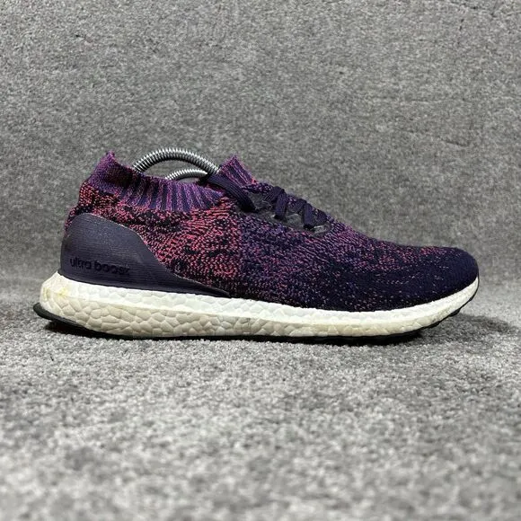 Adidas Ultra Boost Uncaged Legend D97404 Purple Red Running Shoes Men's Size 9.5