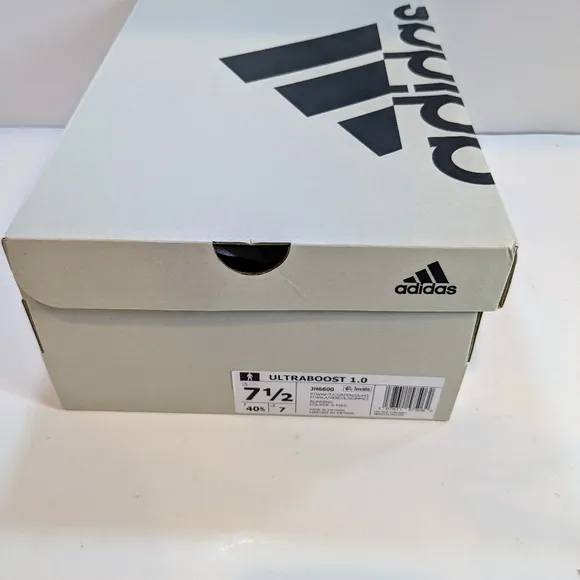 adidas Ultraboost 1.0 Mens Shoes White/Green/Gum JH6600 Running Men's Size 7.5