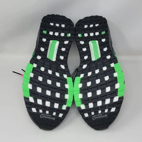 Adidas UltraBoost 20 Lab Black Metallic Lime Running Shoes Mens Sz 10 GZ7362 New