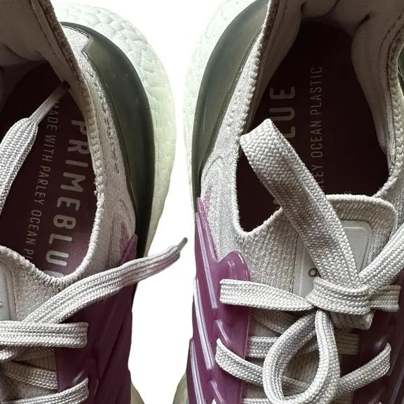 Adidas Ultraboost 21 Shoes Size 8 Purple Adidas Running Sneakers
