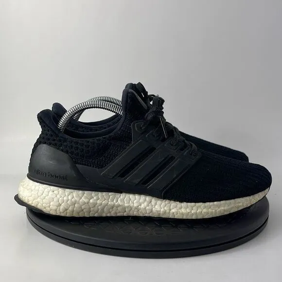 Adidas UltraBoost 4.0 Black/White Athletic Running Shoes BB6166 Men’s Size 8