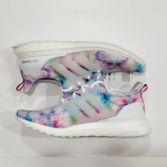 Adidas Ultraboost 4.0 DNA Running Shoes Tie Dye GZ7098 Women's Size 11