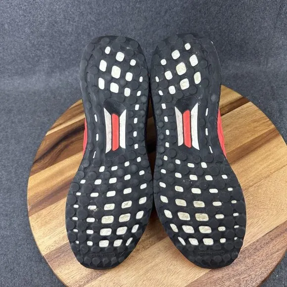 Adidas UltraBoost 5.0 DNA Solar Red Black Mens Size 12 Running Shoes Sneakers