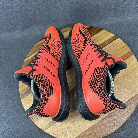 Adidas UltraBoost 5.0 DNA Solar Red Black Mens Size 12 Running Shoes Sneakers