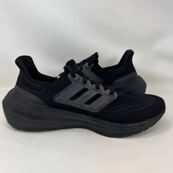 Adidas UltraBoost Light Running Shoes Triple Black Men’s Size 8