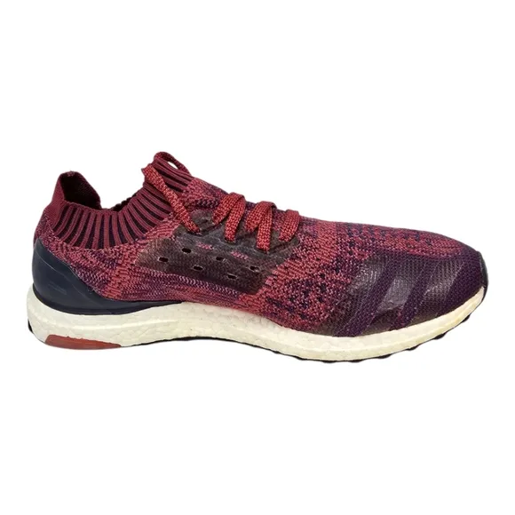 Adidas UltraBoost Uncaged Burgundy Running Shoes Mens Size 13 Lace Up BA9617 '16