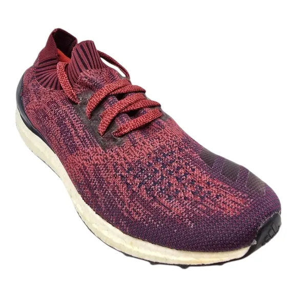 Adidas UltraBoost Uncaged Burgundy Running Shoes Mens Size 13 Lace Up BA9617 '16