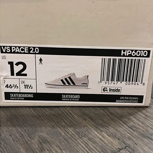 Adidas VS Pace 2.0 shoes sneakers new HP6010 Mens Size 12
