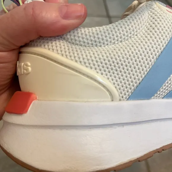 Adidas White and Rainbow RACER TR21 SHOES