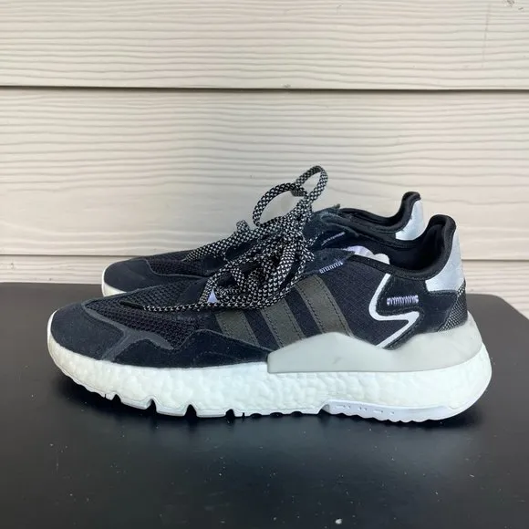 Adidas Women's Nite Jogger Reflective Running Shoes Sneakers Size 8.5 CG6253