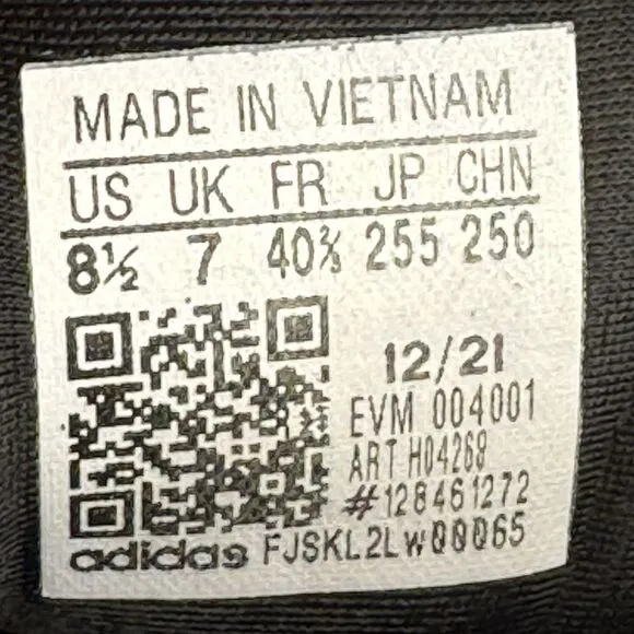 Adidas Womens Originals Ozelia Size 8.5 Shoes Triple Black Running Sneakers