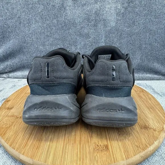 Adidas Womens Originals Ozelia Size 8.5 Shoes Triple Black Running Sneakers