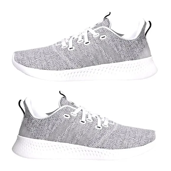 adidas Women's Puremotion Running Shoe, White/Black, 8.5