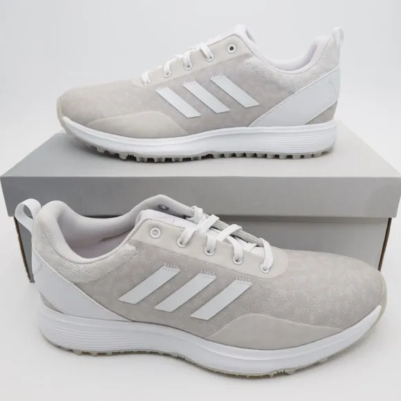 Adidas Women's S2G Spikeless Low Top Golf Shoes White/Grey Size 11