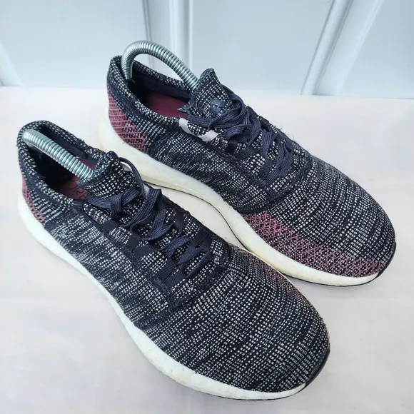 Adidas Women's Size 9.5 Pureboost Go B75667 Black Running Shoes Sneakers Shoes