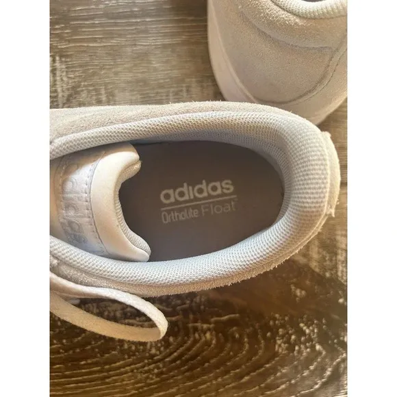 Adidas Womens VL Court F35130 Gray Casual Shoes Sneakers Size 9.5