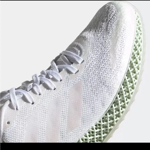 Adidas x Parley 4D Run 1.0 LTD White Iridescent Running Shoes FW1229 Men new