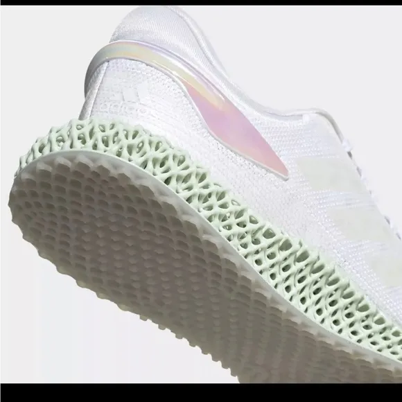 Adidas x Parley 4D Run 1.0 LTD White Iridescent Running Shoes FW1229 Men new