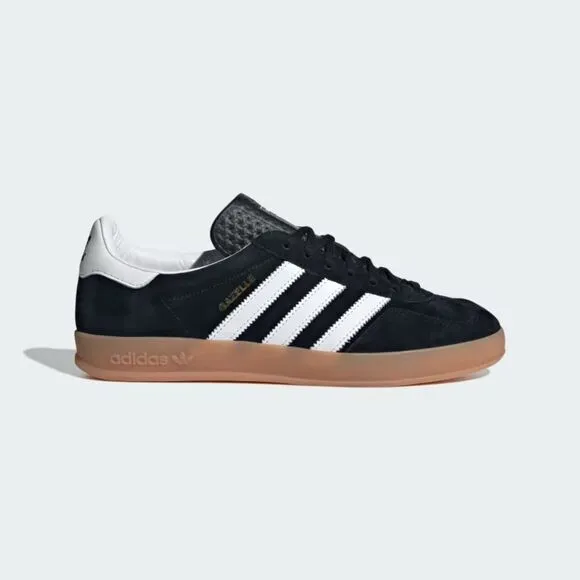 Adidas Gazelle H06259 Sneakers Men's US 11 Black White Suede Indoor Shoes TF2422