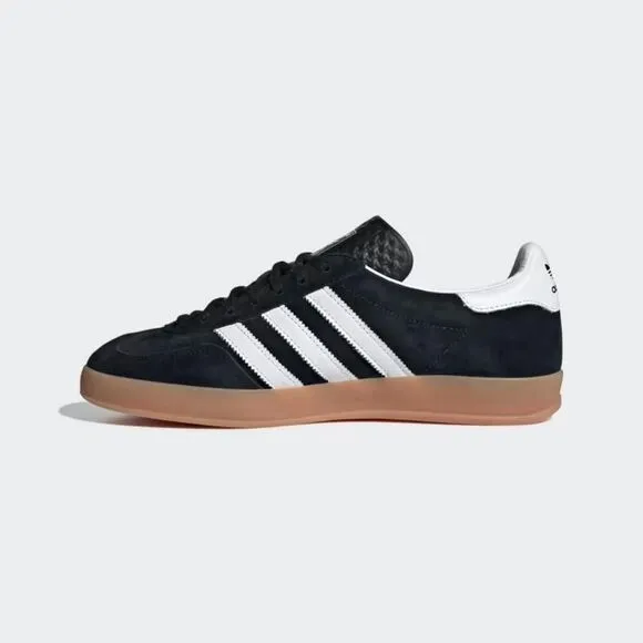 Adidas Gazelle H06259 Sneakers Men's US 11 Black White Suede Indoor Shoes TF2422