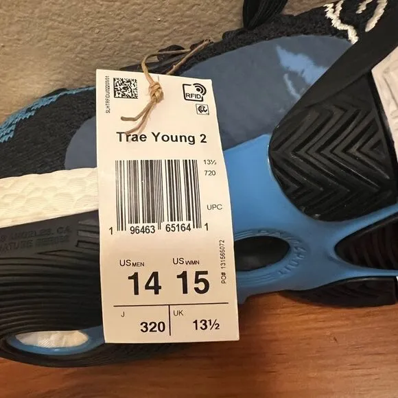 Adidas Trae Young 2 Basketball Sneakers Shoes-Size 14