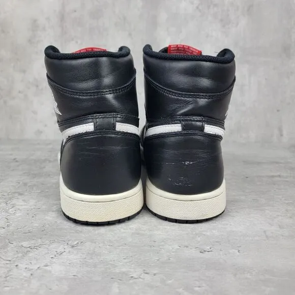 Air Jordan 1 Mens Size 8 Retro‎ OG Prm High Yin Yang Shoes Sneakers Black White