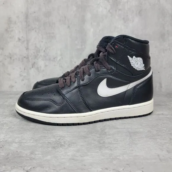 Air Jordan 1 Mens Size 8 Retro‎ OG Prm High Yin Yang Shoes Sneakers Black White